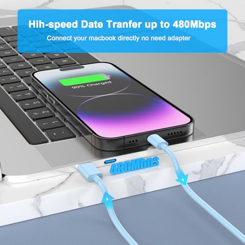 Image of [Apple MFi Certified] iPhone Charger Fast Charging 6FT Compatible for iPhone 14 /13 /12 /11 Pro Max /Xs Max /XR /X 2Pack 20W Type C Fast Charger Block with 6FT USB C to Lightning Data Sync Charging Cable