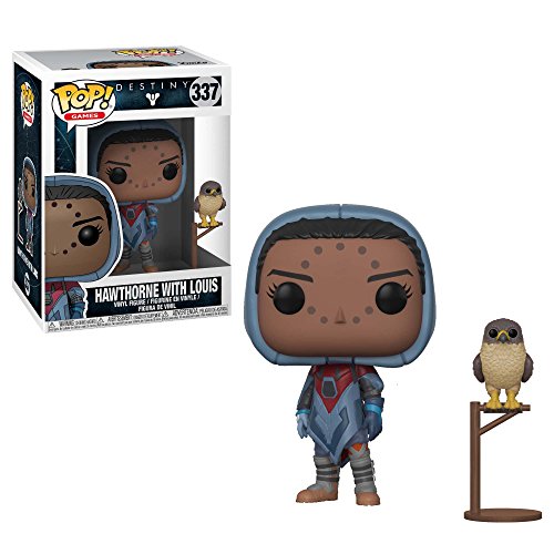 Funko POP! Games: Destiny Hawthorne with Hawk Collectible Figure, Multicolor