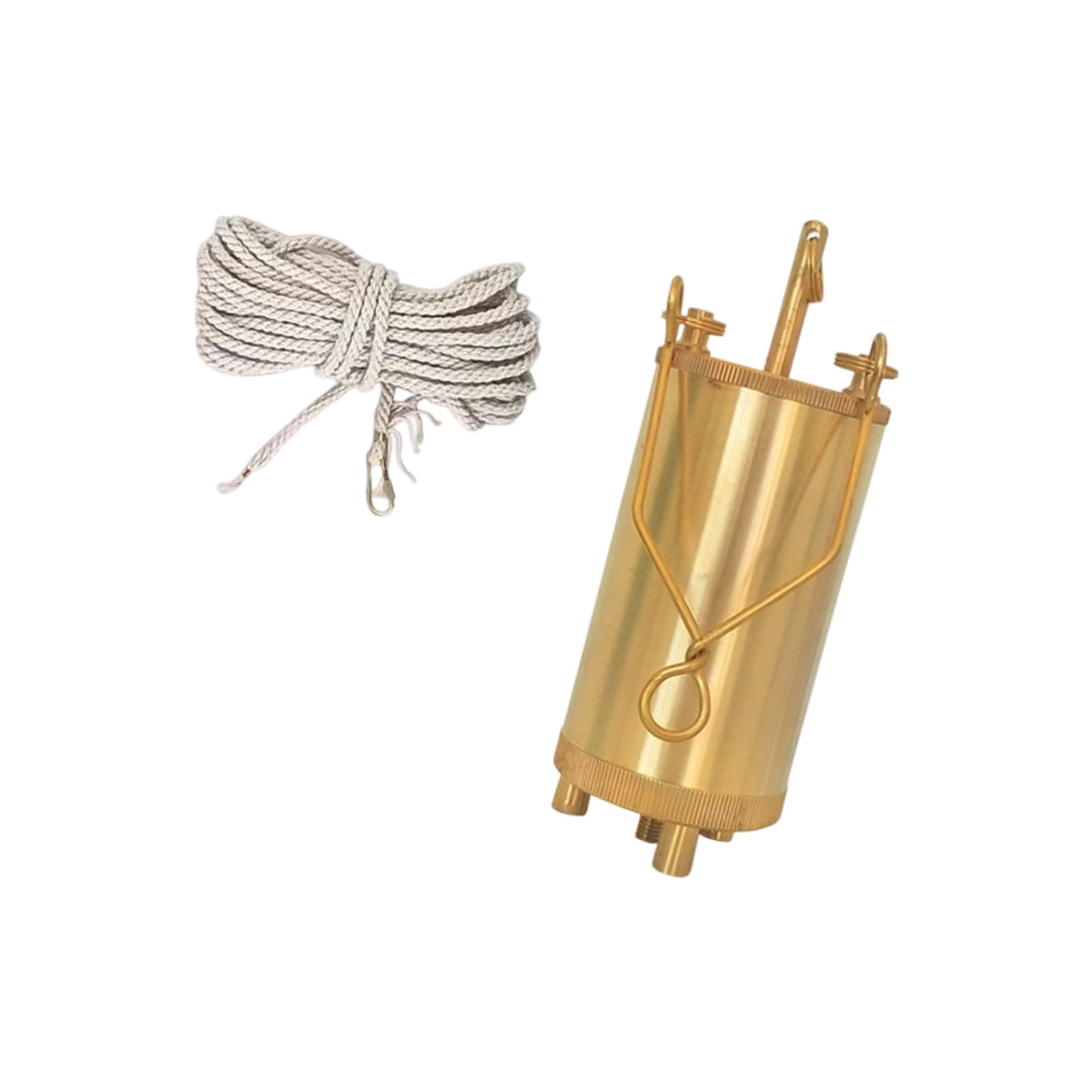 Rgybao Copper 300Ml Accurate Oil Sampler For Bottom Sediment And Water Collection In Reservoirs Feature Copper Construction And Leak Technology Oil Sampling Container