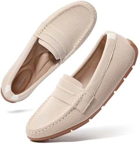 Zelaprox Loafer Shoes for Women Comfortable Women’s Loafer Shoes Flat Shoes