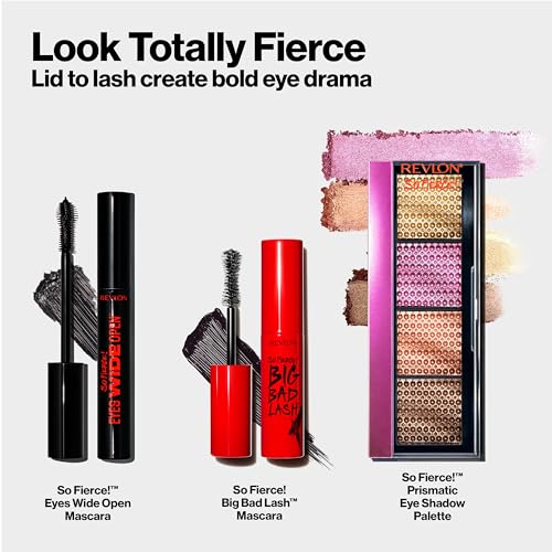 Revlon So Fierce! Eyes Wide Open Mascara, 101 Blackest Black, 0.24 fl oz - image 8