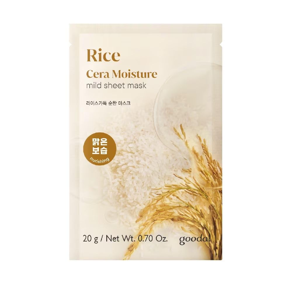 RICE CERA MOISTURE MILD SHEET MASK