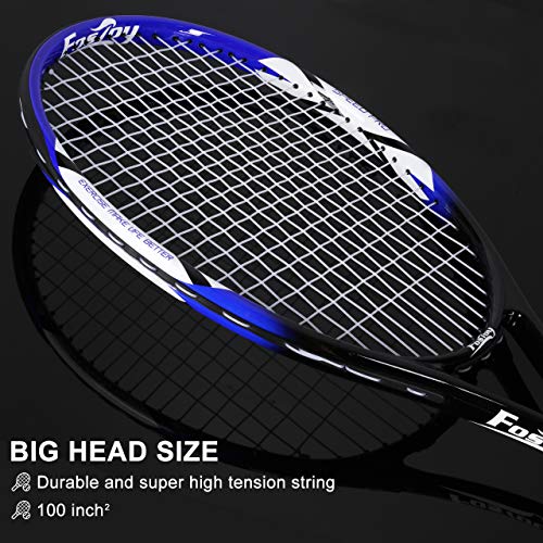 image for Fostoy Adult Recreational Tennis Racket, 27 inch Tennis Racquet with C