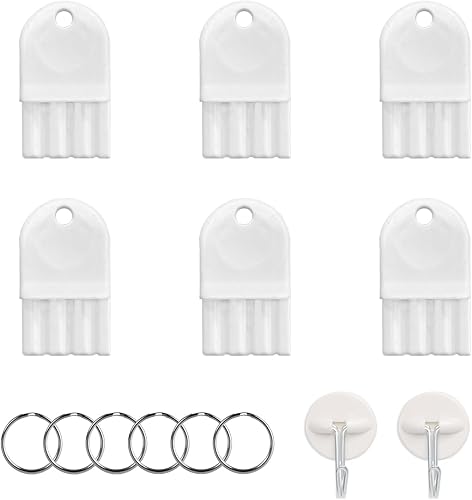 Juego de 6 llaves universales compatibles con llaves, dispensador de toallas de papel para dispensadores de toallas de papel y papel higiénico (6