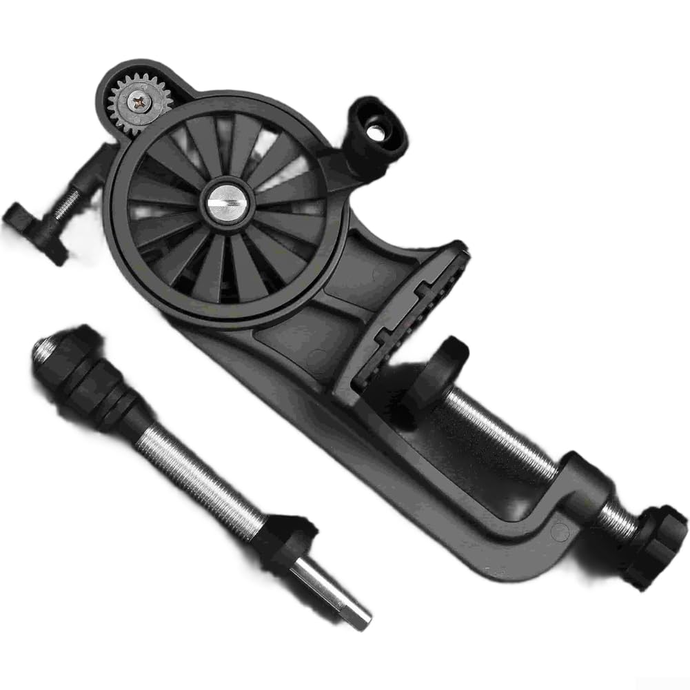 Bobinadora de línea de pesca para cebo con sistema rápido de engranaje 3,5 a 1 y nailon negro
