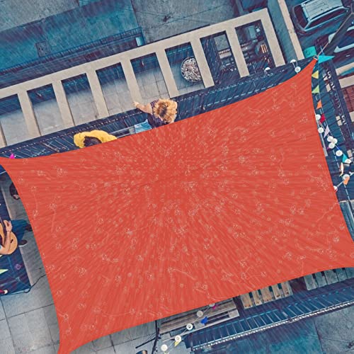 Voile d'ombrage Imperméable, Protection des Rayons UV à 98% Toile Ombrage Rectangulaire Voile de Soleil Auvent pour Jardin Terrasse Extérieur Patio Piscine avec Corde Libre Cover