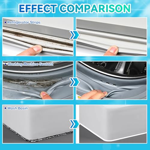 Washing Machine Cleaner, Home Remover Gel, Household Washing Machine Cleaner, Refrigerator Strips, Cleaner For Tiles Grout Sealant Bathroom Home Kitchen Sinks Cleaning Grout Cleaner(8 Fl Oz)