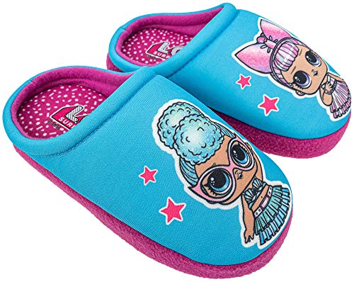 L.o.l. Surprise! Girls Pajama Set, Dorm Pjs With Slippers, Rocker Diva Mc Swag Opal Q.t. Pearl Q.t (Girls Size 10/12, Turquoise) #TOP2