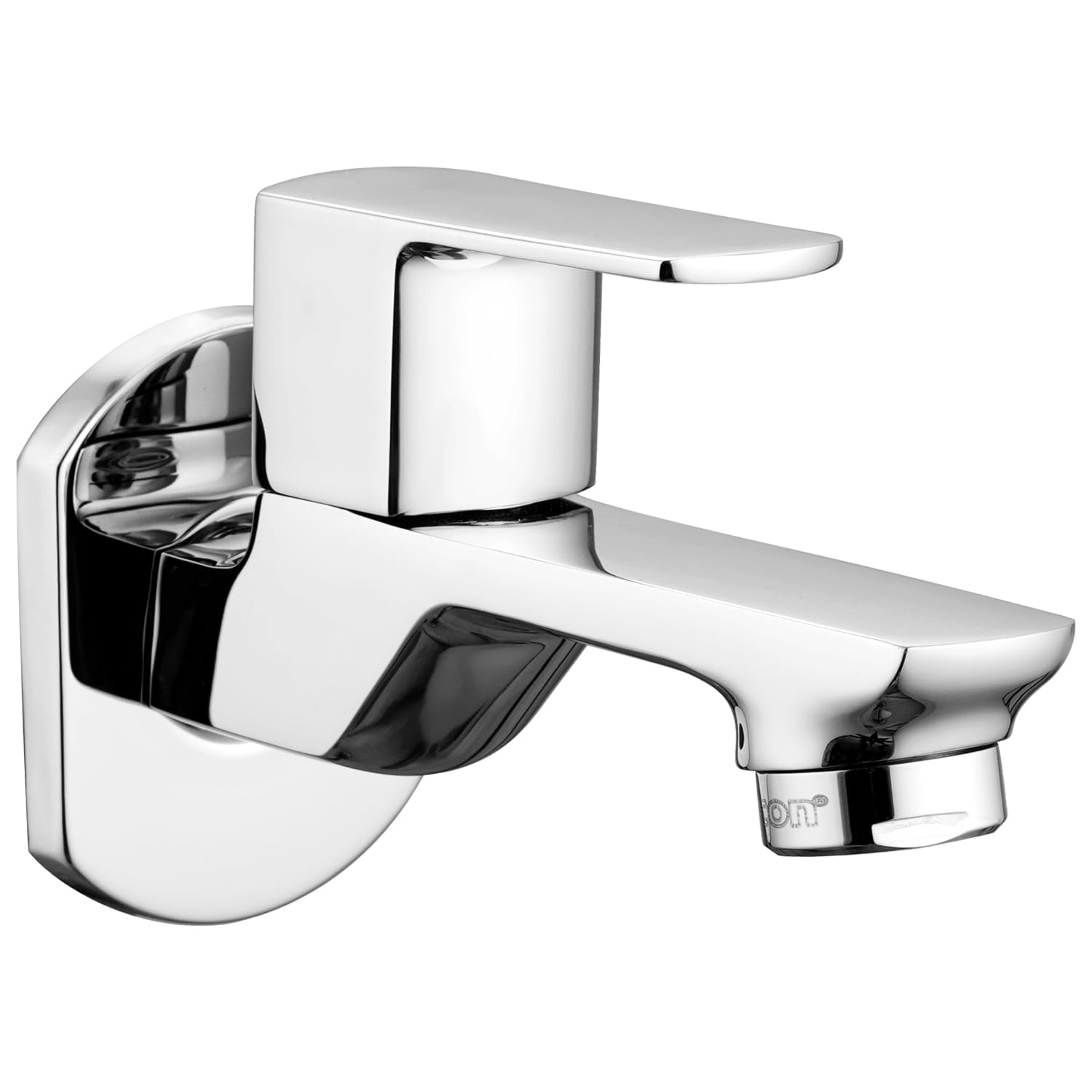 ALTON QDRL5805 Brass Bib Cock Short Body with Wall Flange | Bathroom Tap | Taps | Silver-image-14