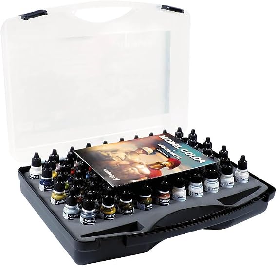 AV Vallejo Model Color Set - Combination Case (80 Colors)