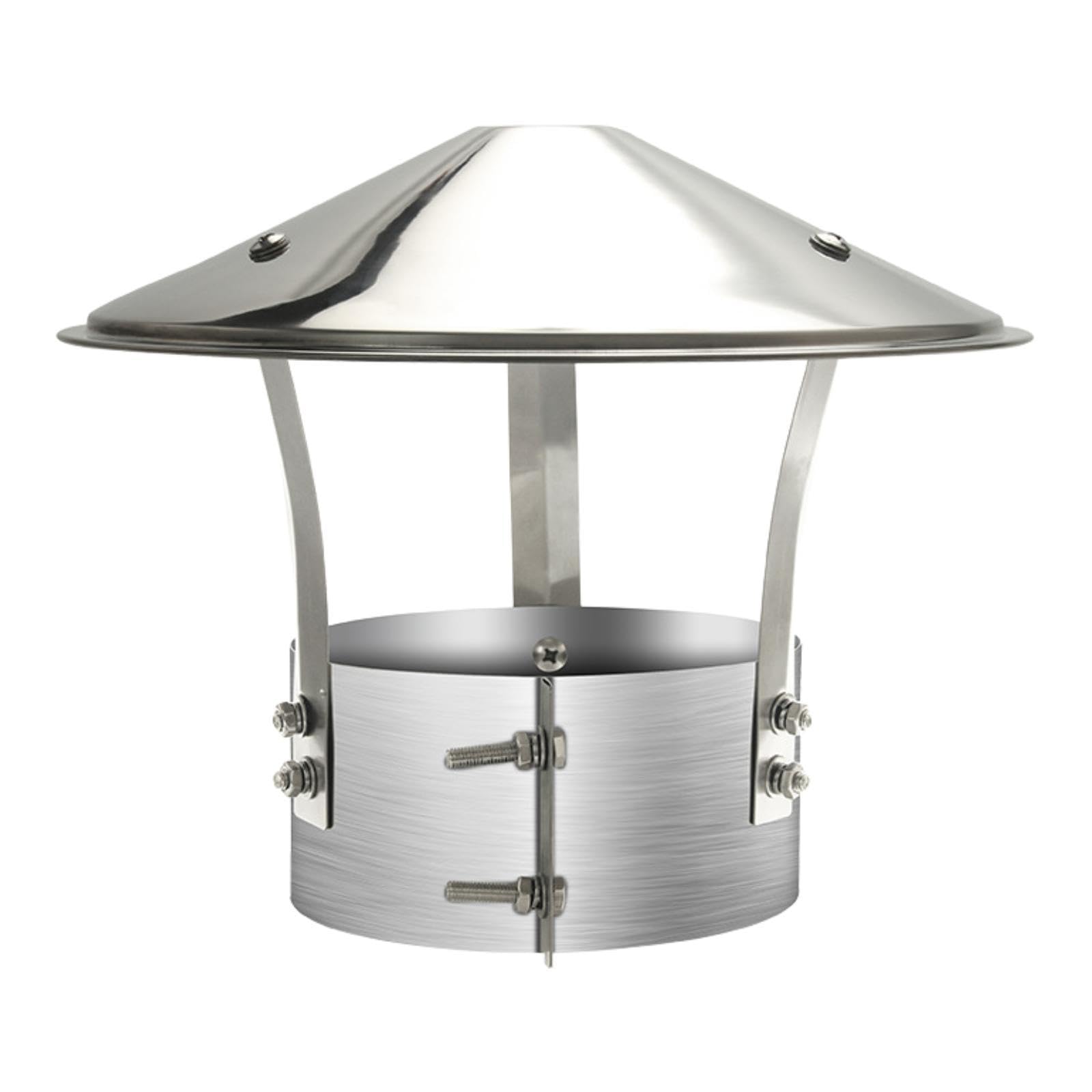 Chimney Cap Cover Outside Home Rain Cover Snow Protector Lid Roof Rain Guard Pipe Dia 15cm-picture-46