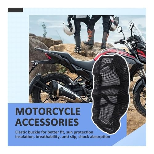 Funda de cojín para asiento de motocicleta protector aislante transpirable CB190X 6