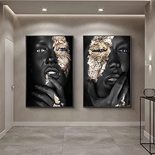 Impression photo murale art africain pour habiller un salon moderne