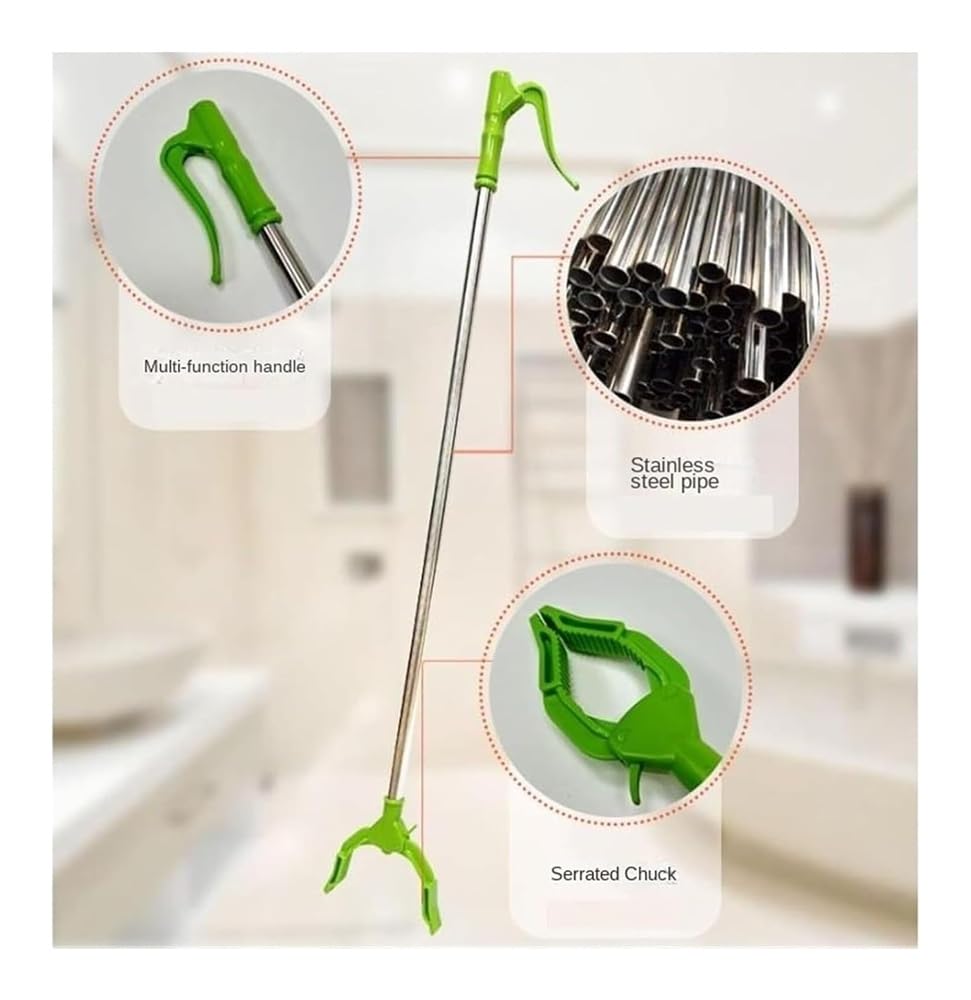 Raccogli Oggetti, Pinza Prensile in Alluminio, Pinza for rifiuti, Pinza da Giardino, Pinza estesa, raccoglitori for Mobilità