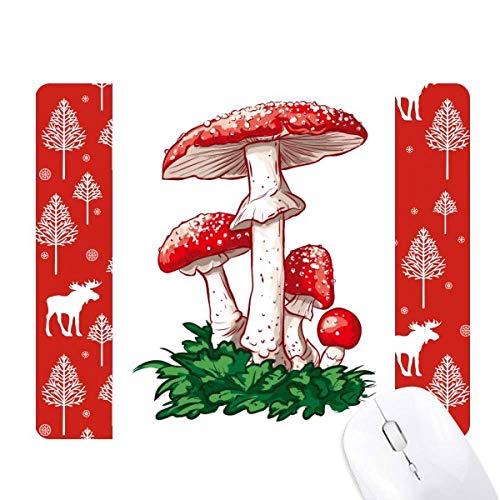 Souris noël woods forêt et tendre souvenir d'enfance au champignon