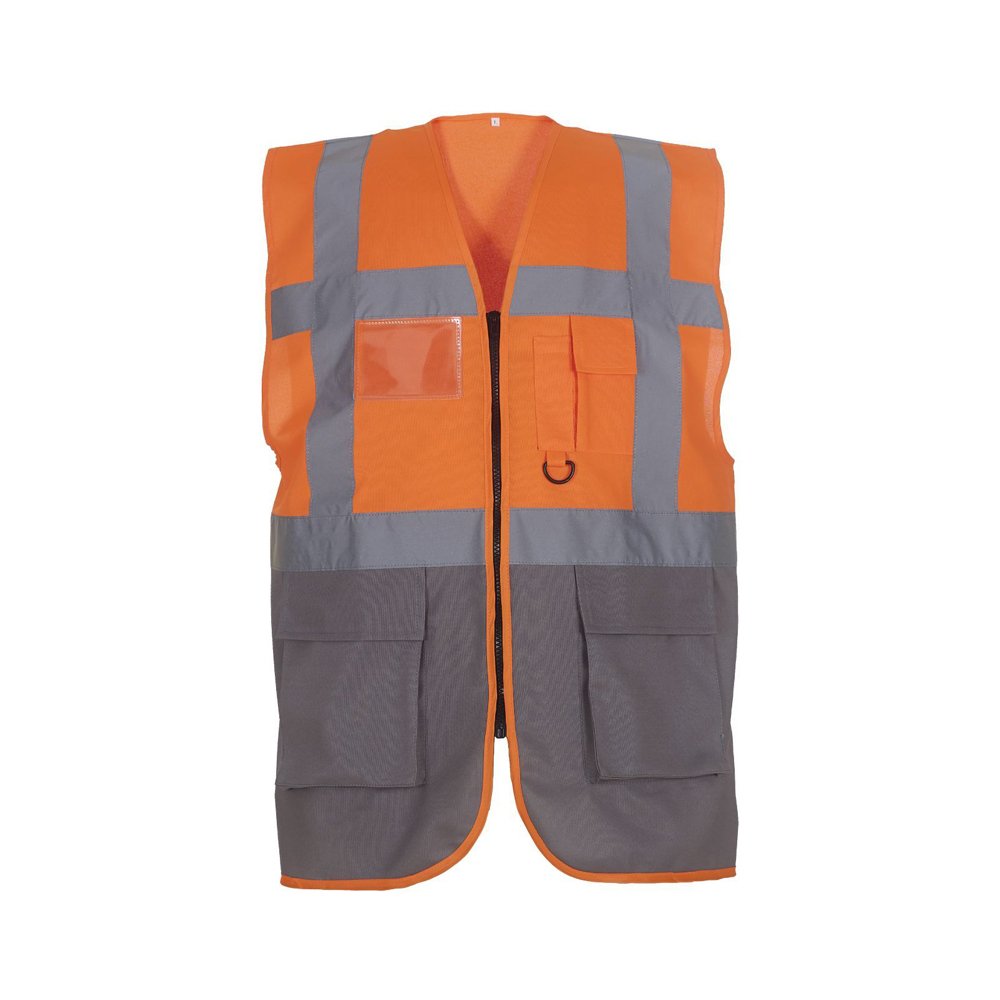 Expert Workwear Coloured Hi Vis Executive Vest High Viz Vests Zip with Pockets - 27 Colours — view 14