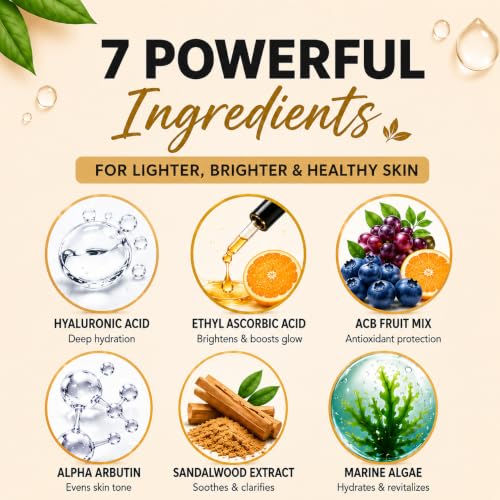 Image of Vitamin C Face Wash & De-Tan Scrub Combo | Hyaluronic Acid, Niacinamide, Glycolic Acid & Kojic Acid | Tan Removal, Pimple Marks, Dark Spots, Blackheads, Oil & Dirt Removal | Soap-Free | Sulphate & Paraben Free | Face & Body | Men & Women | 150 ml + 100 g
