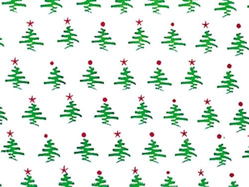 Cellophane Gift Wrap - 40" x 100' - Holiday Tree