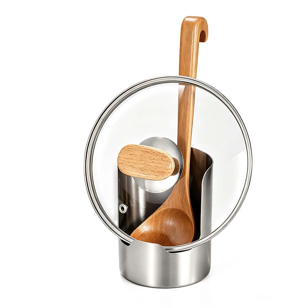 Multifunctional Kitchen Utensil Holder, Stainless Steel Utensil Organizer,1
