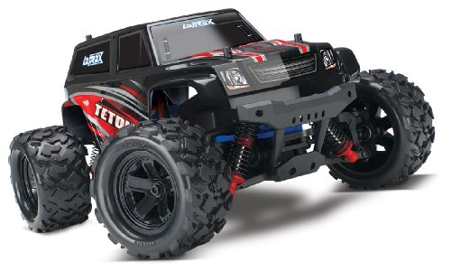 Traxxas 1/18 LaTrax Teton 4X4 Electric Monster Truck with TQ 2.4GHz Radio, Red