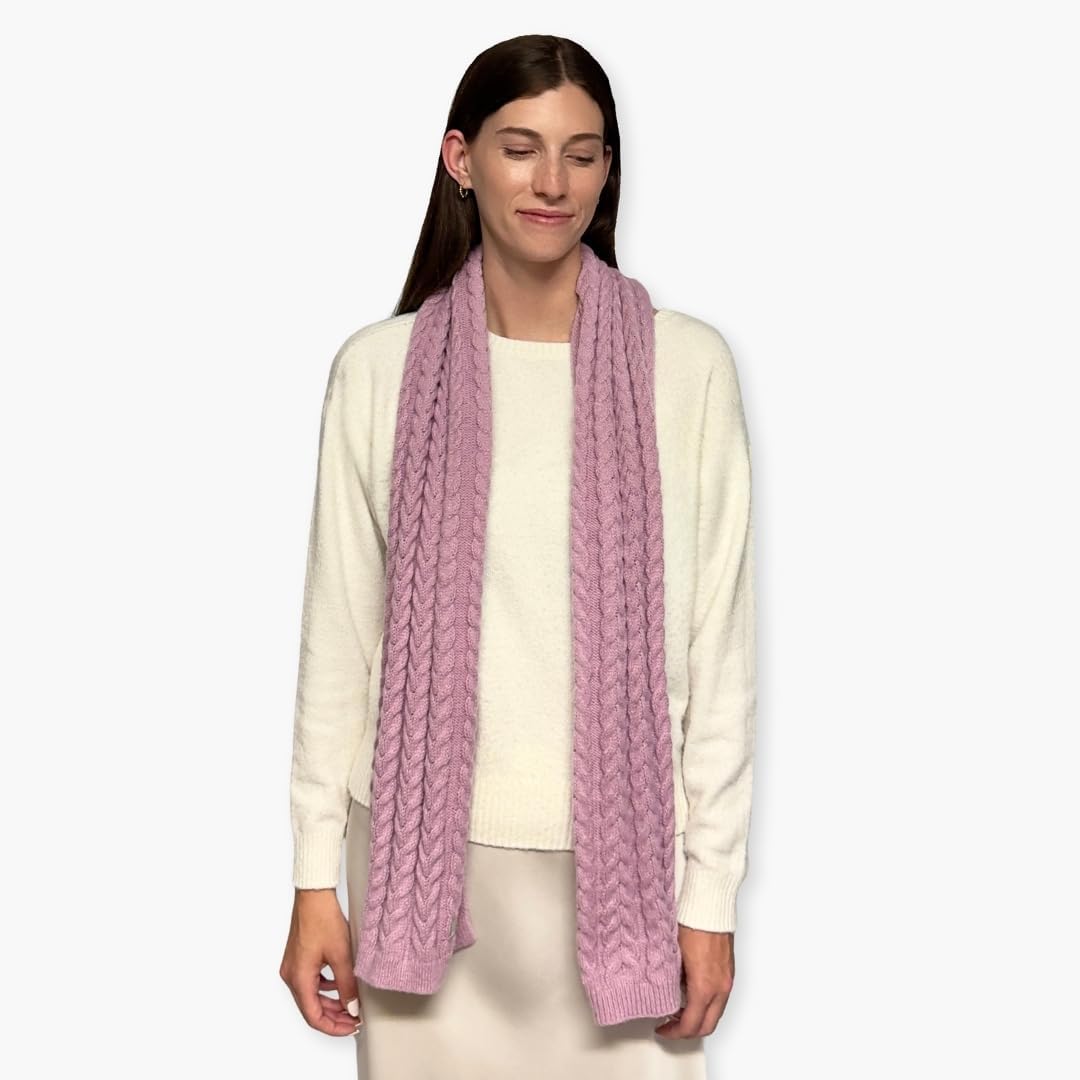 Humble Hilo Basic Knitted Scarf Large Neck for Women or Men Knit Winter image 3