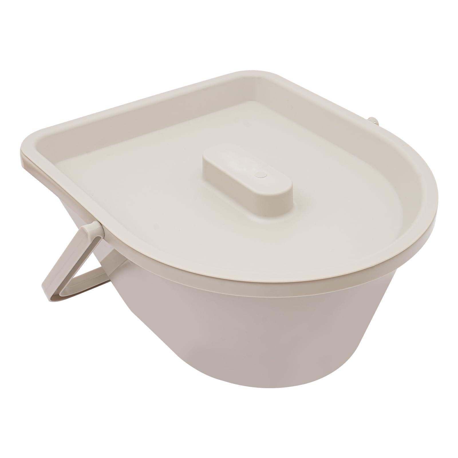 41,5-54 cm Höhenverstellbarer Toilettenstuhl bis 250 kg,Duschstuhl aus Aluminiumlegierung mit 2 abnehmbarem Eimer und rutschfesten Füßen,Bedside Commode tragbare Toilette für Senioren & Schwangere
