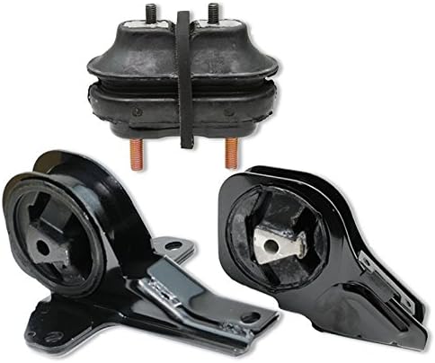K1710 Compatible with Fits 1997-2001 Chevrolet Malibu 2.4L 3.1L Front/Rear Left Transmission & Motor Mount 3pcs : A2876, A5223, A5261
