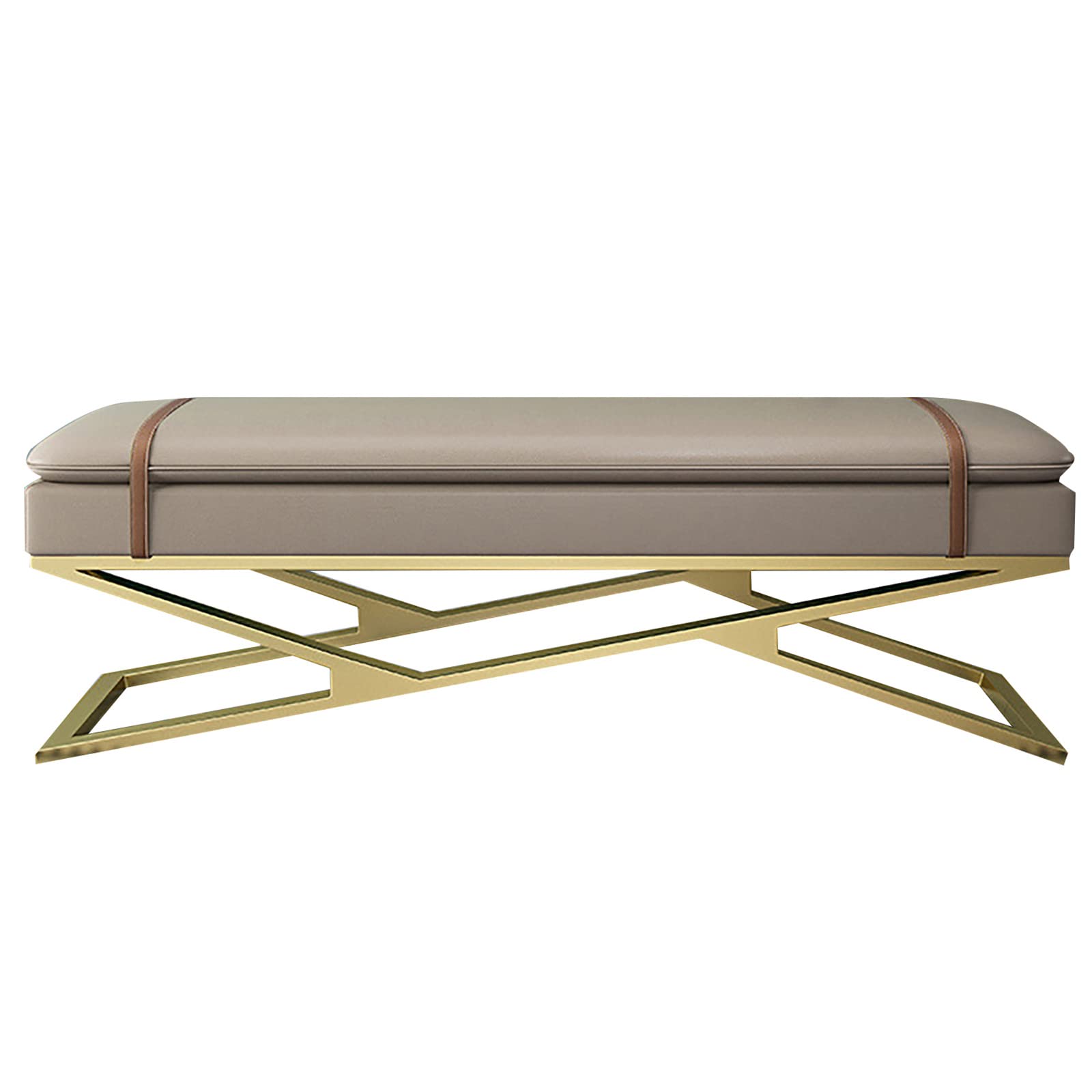 Banc d'entrée en métal parfait pour se chausser confortablement