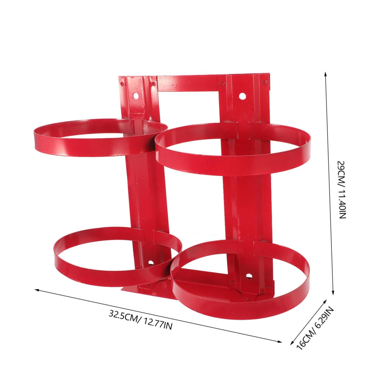 SHINEOFI Estante Para Extintores De Pared Soporte Doble Para Colgar Extintores Soporte Para Extintor De Incendios Sala De Estar