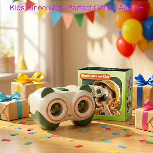Binoculares para Niños Diseño Panda Educación STEM miniatura 2