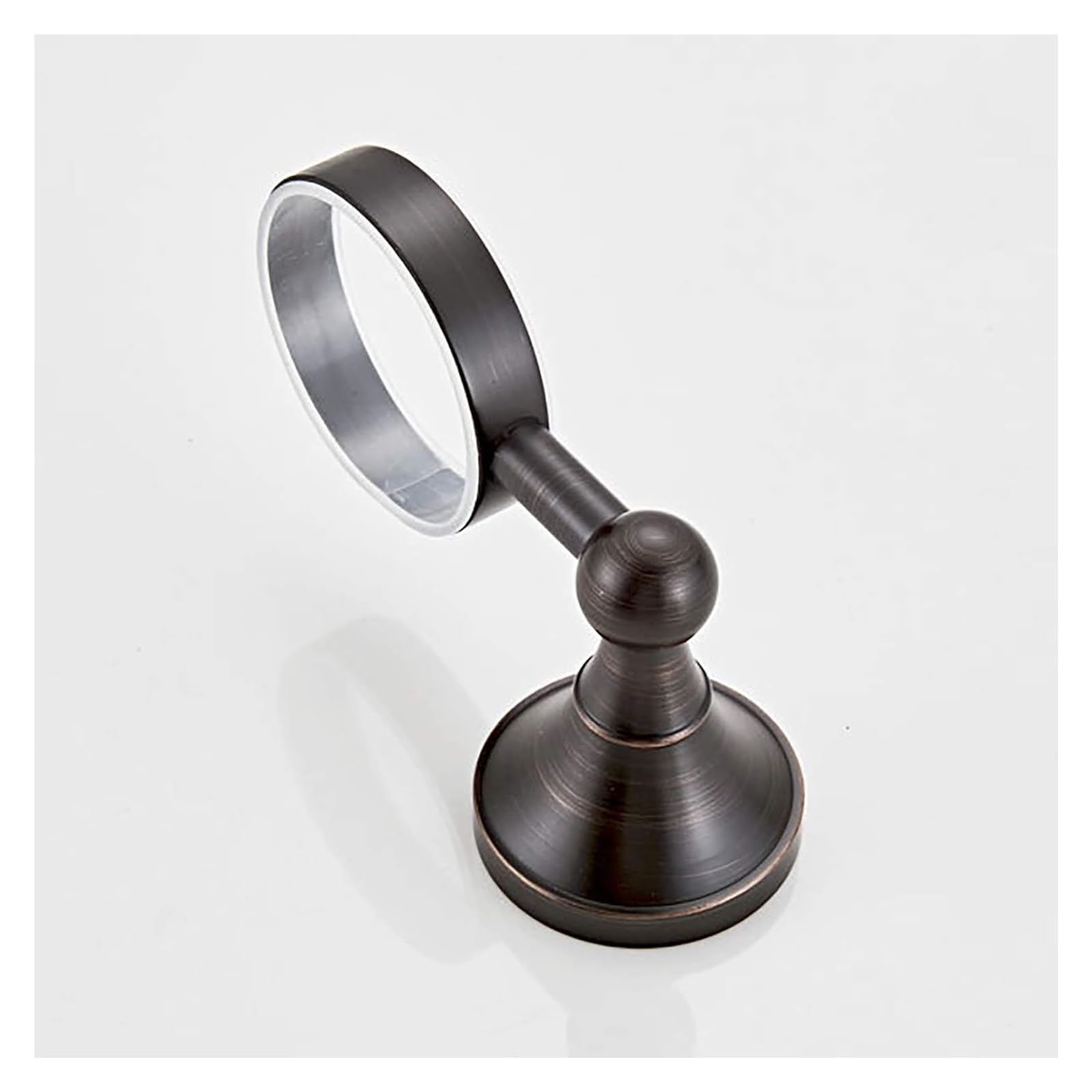 Jabonera, jabonera montada en la Pared Material de latón Soporte for jabón antioxidante Instalación con Orificio Adecuado for fregaderos de baño y Cocina(Black Bronze)