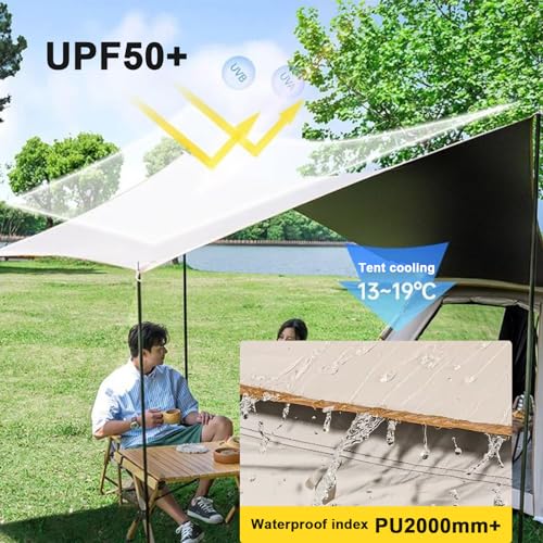 Carpa ligera para exterior con porche y malla miniatura 4