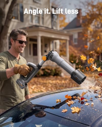 Teslong 20V Brushless Leaf Blower 600 CFM Cordless w/Battery & Charger - Image 2