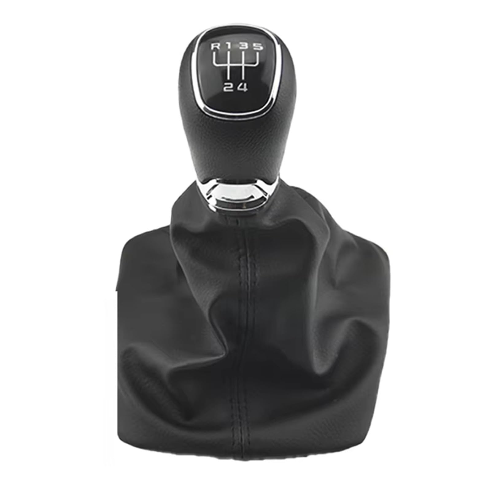 EFDDTBHE Compatible with Skoda for Octavia A5 A6 2004 2005 2006 2007 2008 2009 2010 2011 2012 Stylish Gear Shift Knob Shifter Handle(5 Speed)