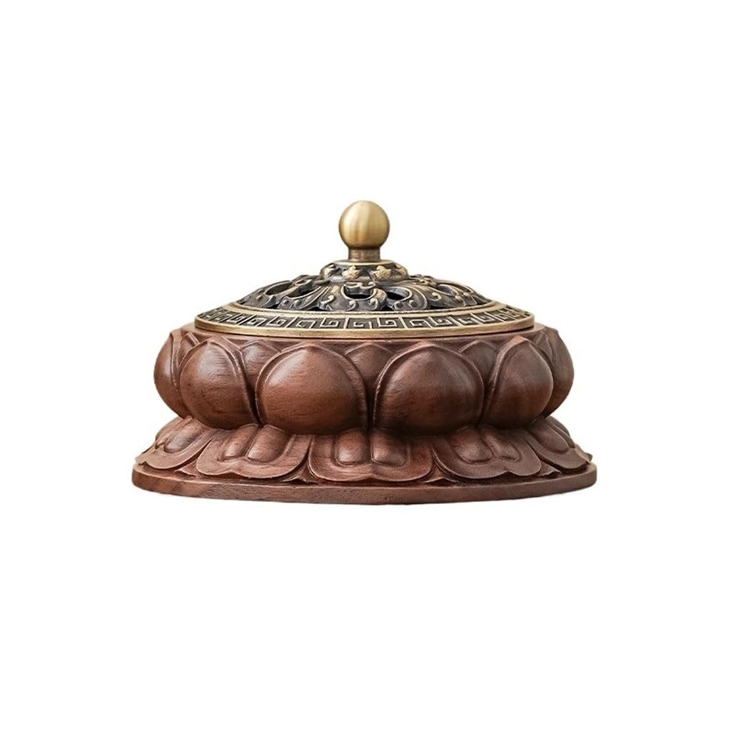 Incense Burner Chinese High-end Tea Ceremony Ornaments Wooden Incense Burner For Buddhist Zen Agarwood Aromatherapy Waterfall Incense Burne