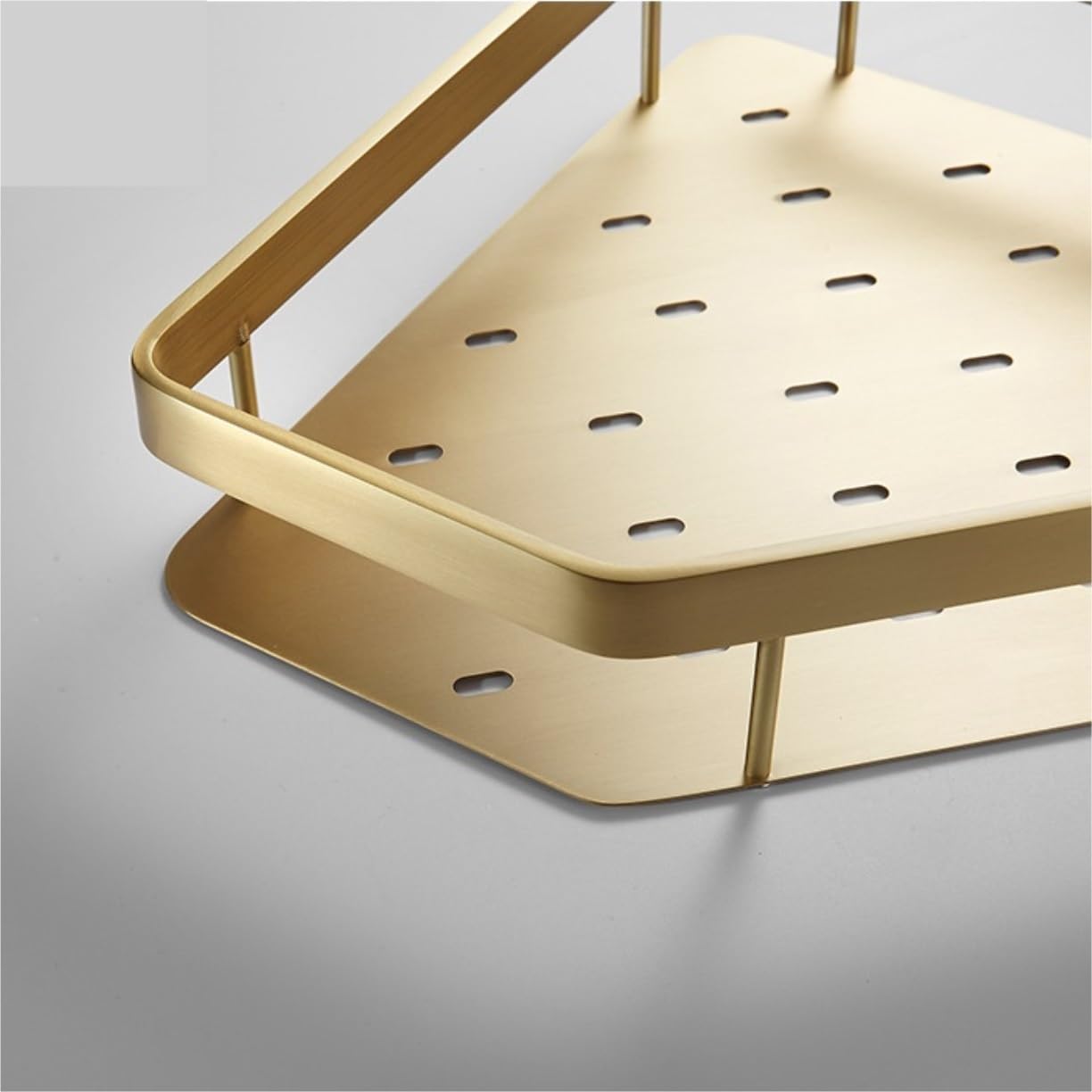 Badezimmer Regal Eckduschablage Wandmontiertes Dusch-Caddy-Regal, Schneller Abfluss, Dusch-Organizer, Aufbewahrung Für Badezimmer, Küche, Wohnheim Dusche