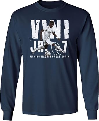 Vini Jr Brazilian Soccer Making Madrid Great Again Long Sleeve T-Shirt