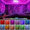 Moredig Galaxy Projector for Bedroom, 12 Colors LED Night Light Projector with Moon, Brightness and Fluctuation Speed Adjustment for Nursery, Parties, Home Decor, Home Theater #1