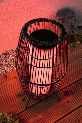 Miniatura 10 de Paulmann 94754 Objeto Luminoso Led Plug Shine Basket Smart Home Zigbee Ip65 3, 2w 180lm Regulable 400mm Negro Metal Plástico Rgbw, 3.2 W