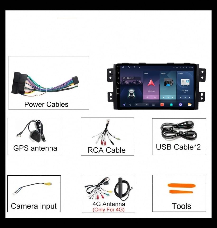 GPS Auto pour KIA Borrego Mohave 2008-2016 4 Nuclear 2G 32G Europe