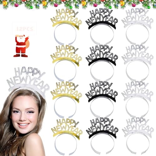 Cerchietto Natalizio Per Capelli - Con Campanelle Rosso E Verde, Per Bambini E Adulti, Accessorio Natale - Foto 3