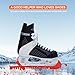 Zoyiancy Ice Skate Guards Ice Skate Covers Ice Skate Blade Covers Figure Skate Guards with Adjustable Buckle Skate Accessories (1 Pair) (Red)