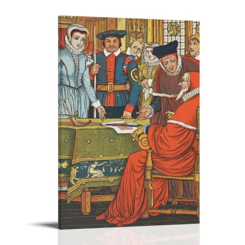 Tableau victorien Walter Crane 1874 d'art premium avec cadre de prestige moderne Frame 2