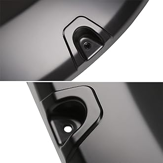 SPEC-D TUNING 4PC Front + Rear Black Fender Flare Wheel Cover Compatible with 1999-2007 Ford F250 F350 F450 Super Duty