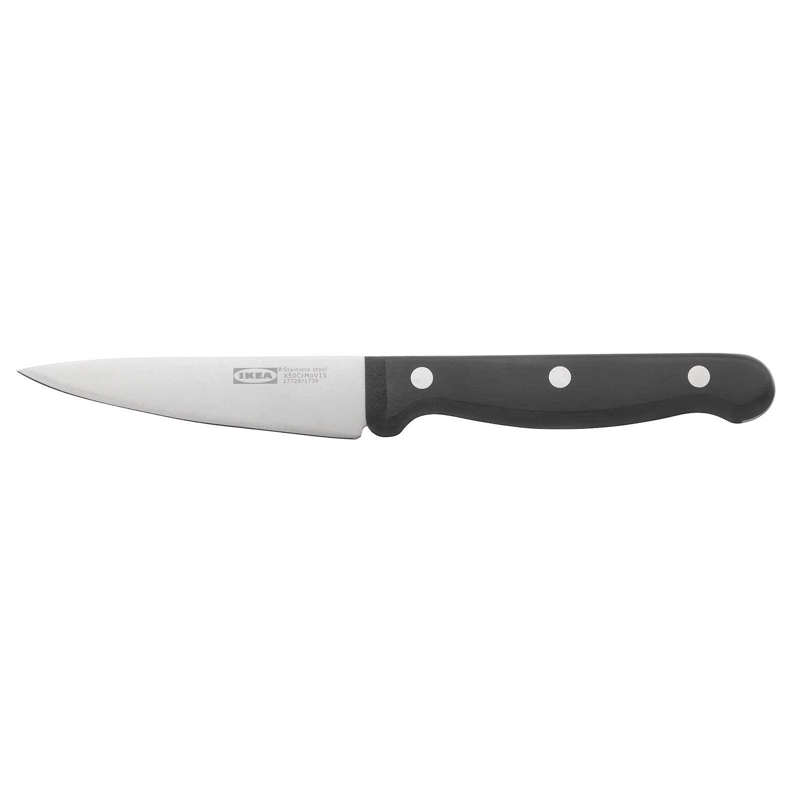 Ikea Paring Knife, Dark Grey, 9 cm (4")