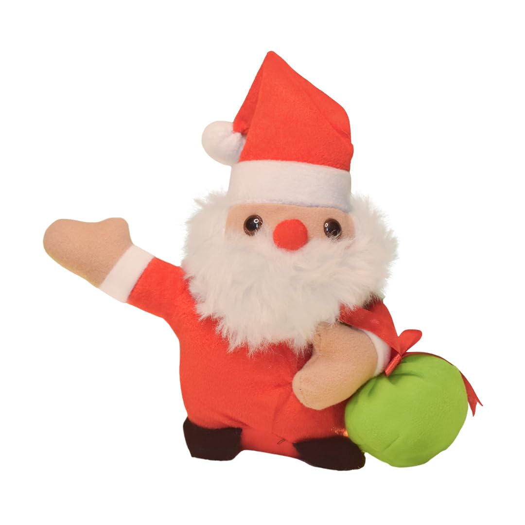 Ultra 8 Inch Jingle Bells Santa Claus Xmas Fully Stuffed Soft Plush Toy for Kids in Red | Animal Toy Birthday | Anniversary | Christmas | Diwali (B07L3XGNCP) Amazon Price History, Amazon Price Tracker