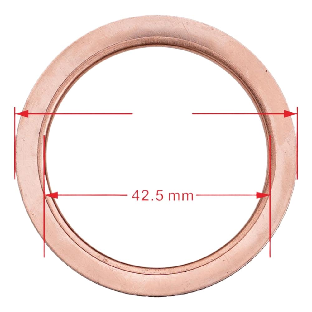 Junta de interfaz de escape de motocicleta, 2 uds., 3EG 14613, Compatible con XV1600 ROAD 99 07 XV1700 05 06 XVS950 09 17 BOLT XVS95 15 23
