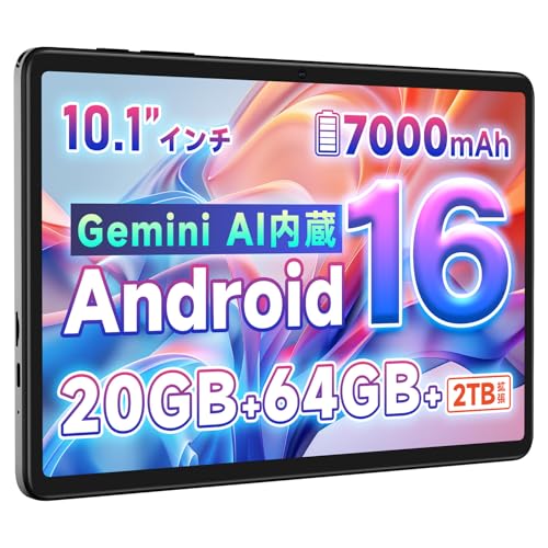 �y2026�V�o��EAndroid 16 �^�u���b�g ���ʁz 10�C���` �^�u���b�g Wi-Fi���f�� PD18W��Type-C�[�d 8�R�ACPU 2.4G��5G WiFi Bluetooth5.2 ��F�� �������e ���� YouTube Widevine