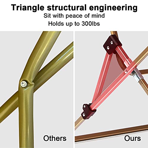 Oakham Comfy Saucer Chair, Folding Faux Fur Lounge Chair For Bedroom And Living Room, Flexible Seating For Kids Teens Adults, X-Large, Pink #TOP2