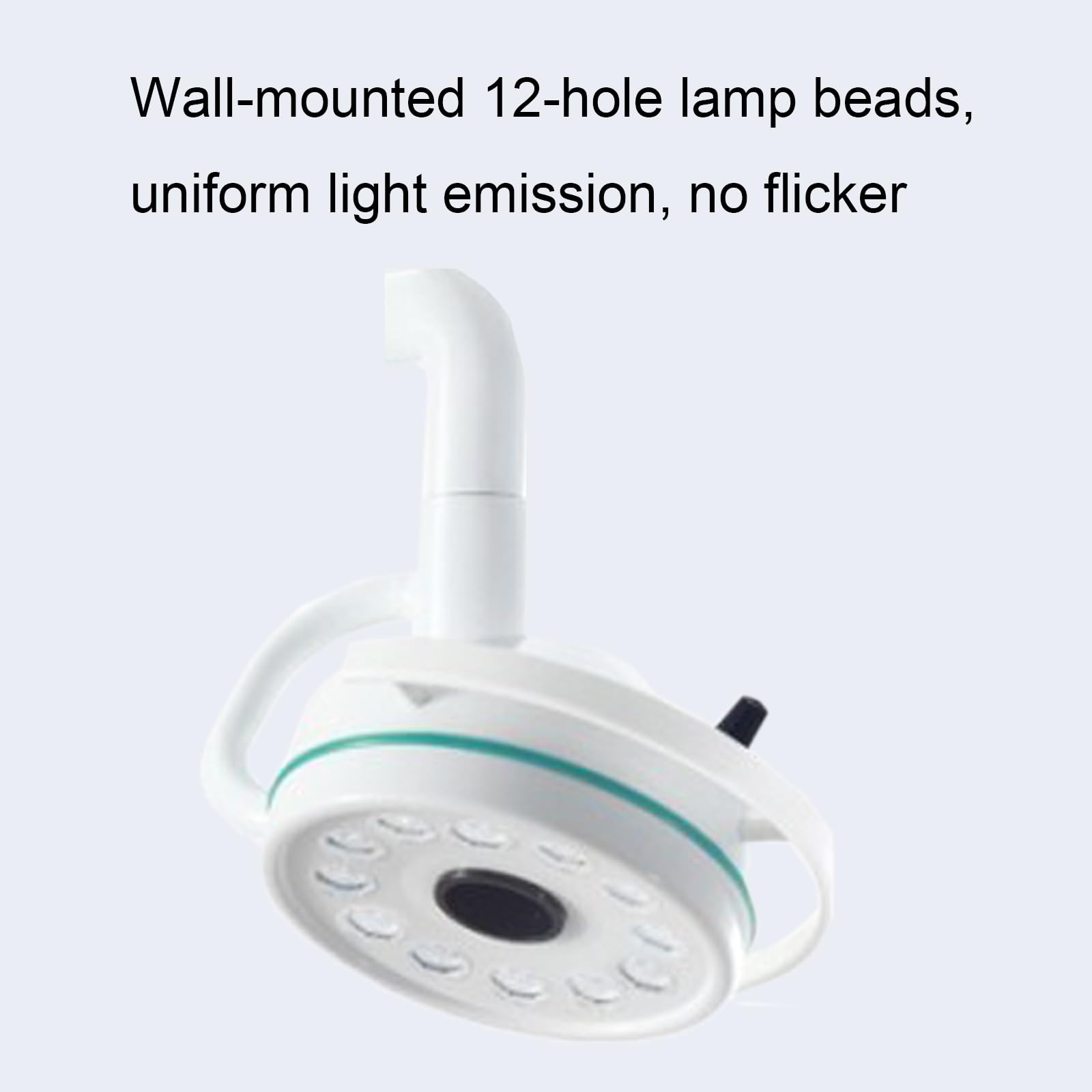 GBPLDMAQ Lampa do Badań Bezcieniowych, Lampa do Badań Chirurgicznych Wisząca na Ścianie, Lampa Chirurgiczna z Obrotem o 180°, Lampa do Badań